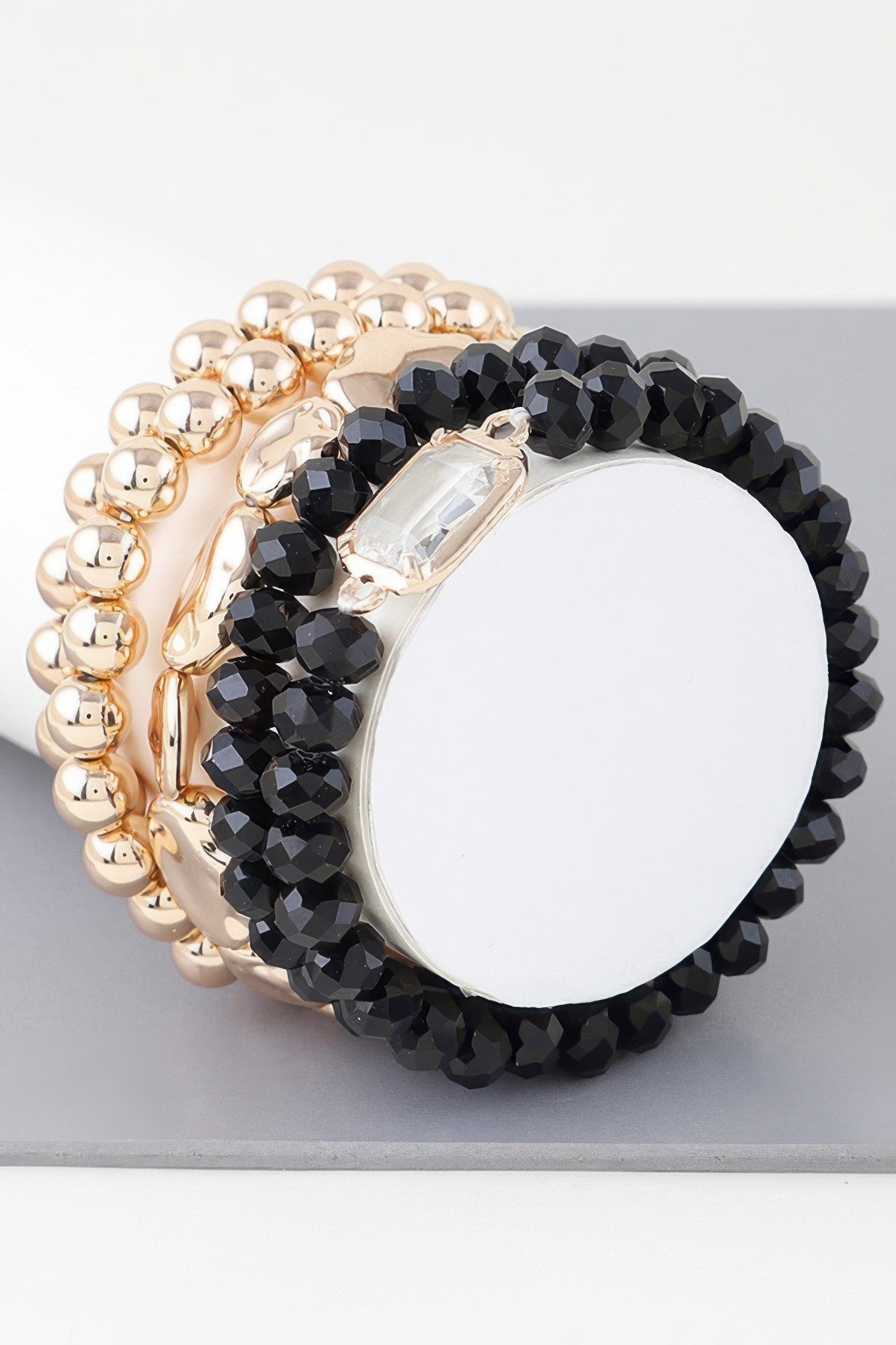 Multicolor Crystal Beaded Bracelet - Tigbul's Variety Fashion Shop