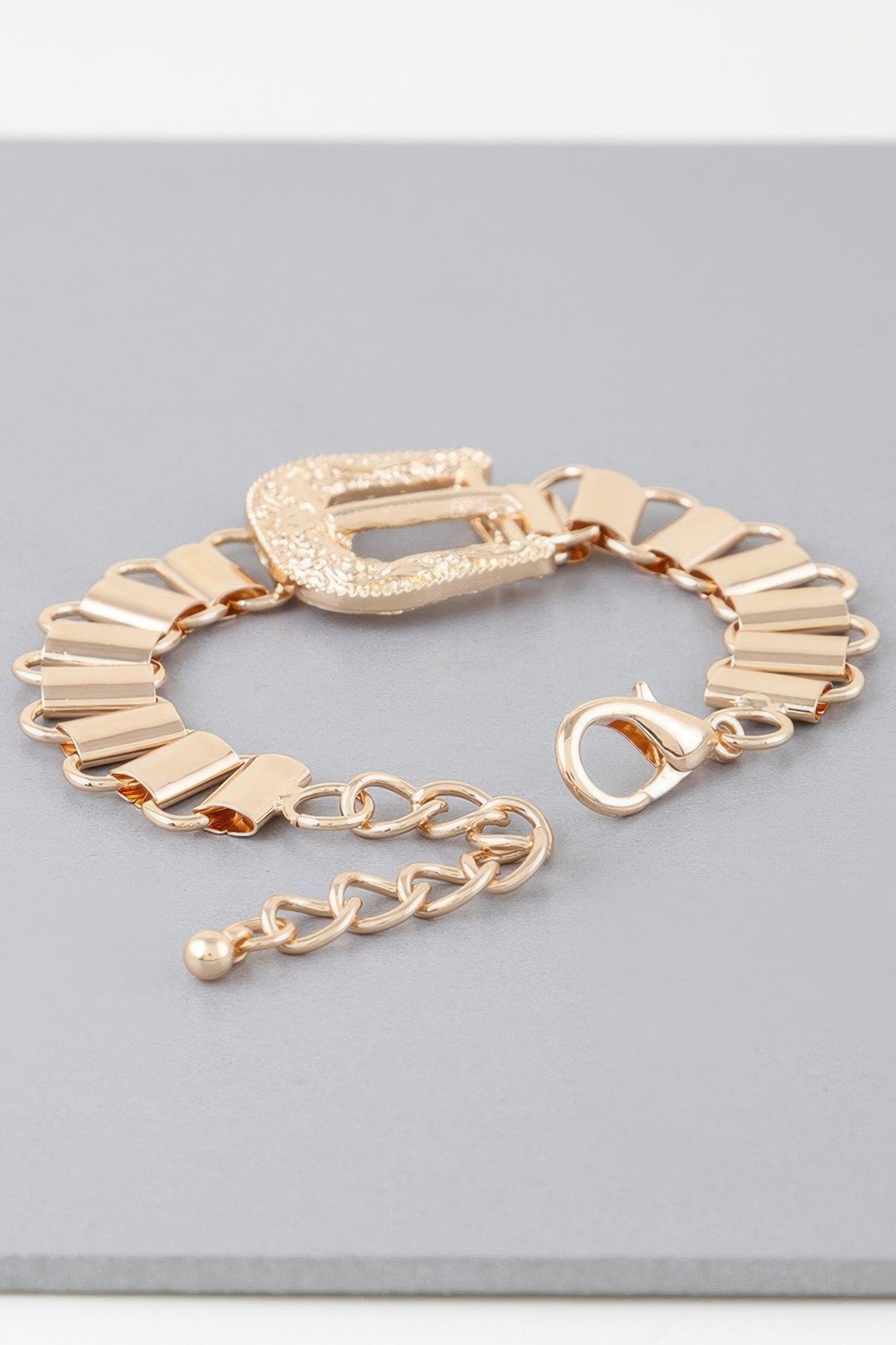 Statement Buckle Belt Bracelet - Tigbul's Variety Fashion Shop
