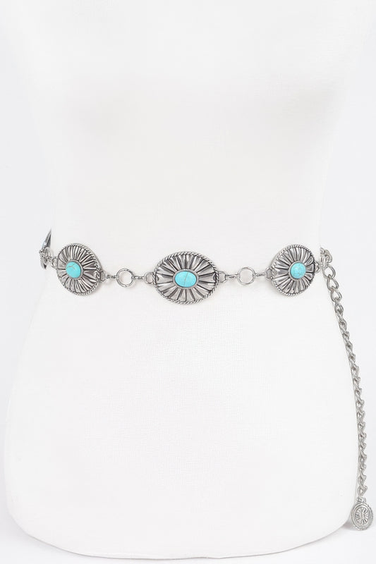 Western Style Metal Chain Belt - Tigbul's Variety Fashion Shop