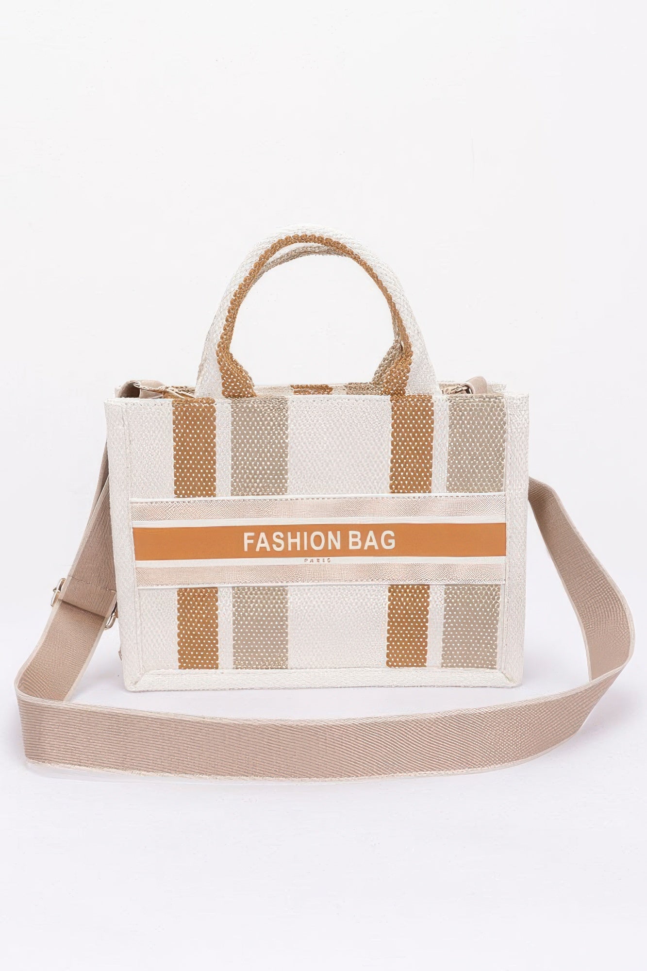 Pleated Faux Leather Crossbody Bag - Tigbul's Variety Fashion Shop