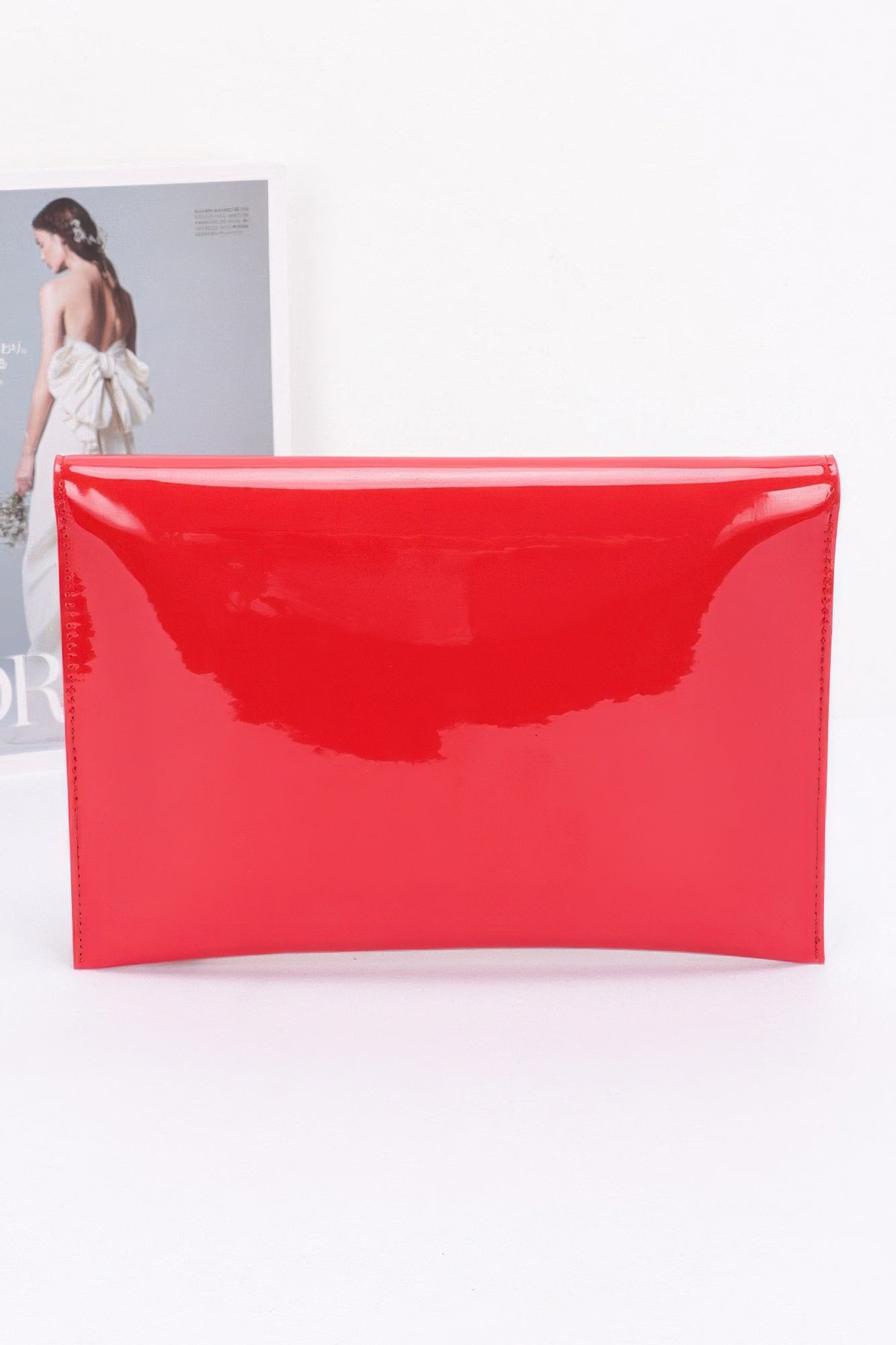 Enamel Envelope Clutch - Tigbul's Variety Fashion Shop