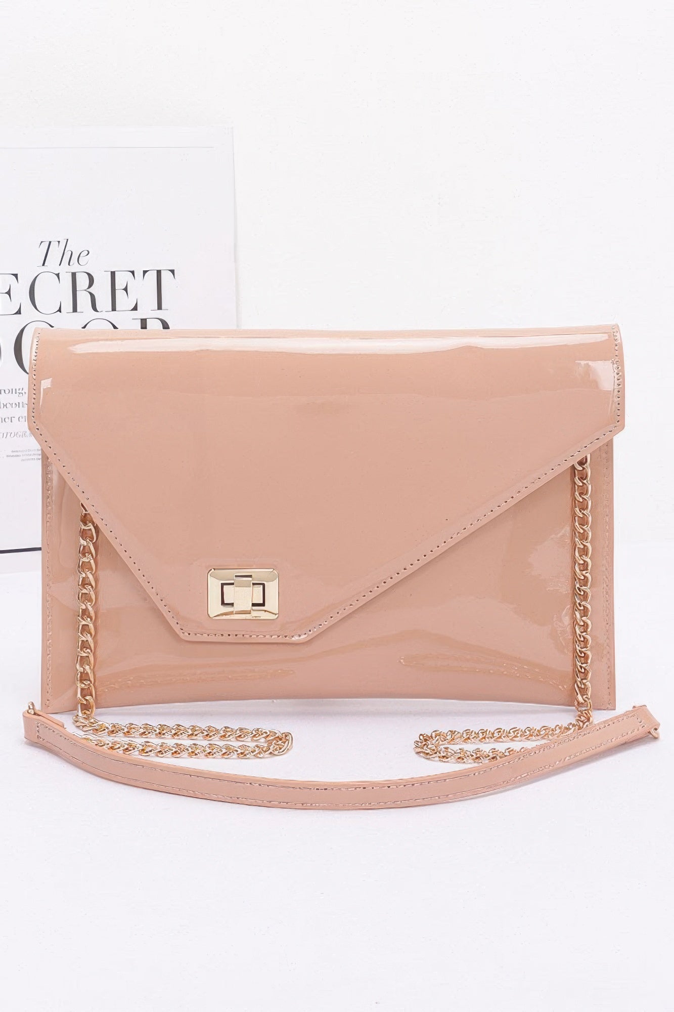 Enamel Envelope Clutch - Tigbul's Variety Fashion Shop
