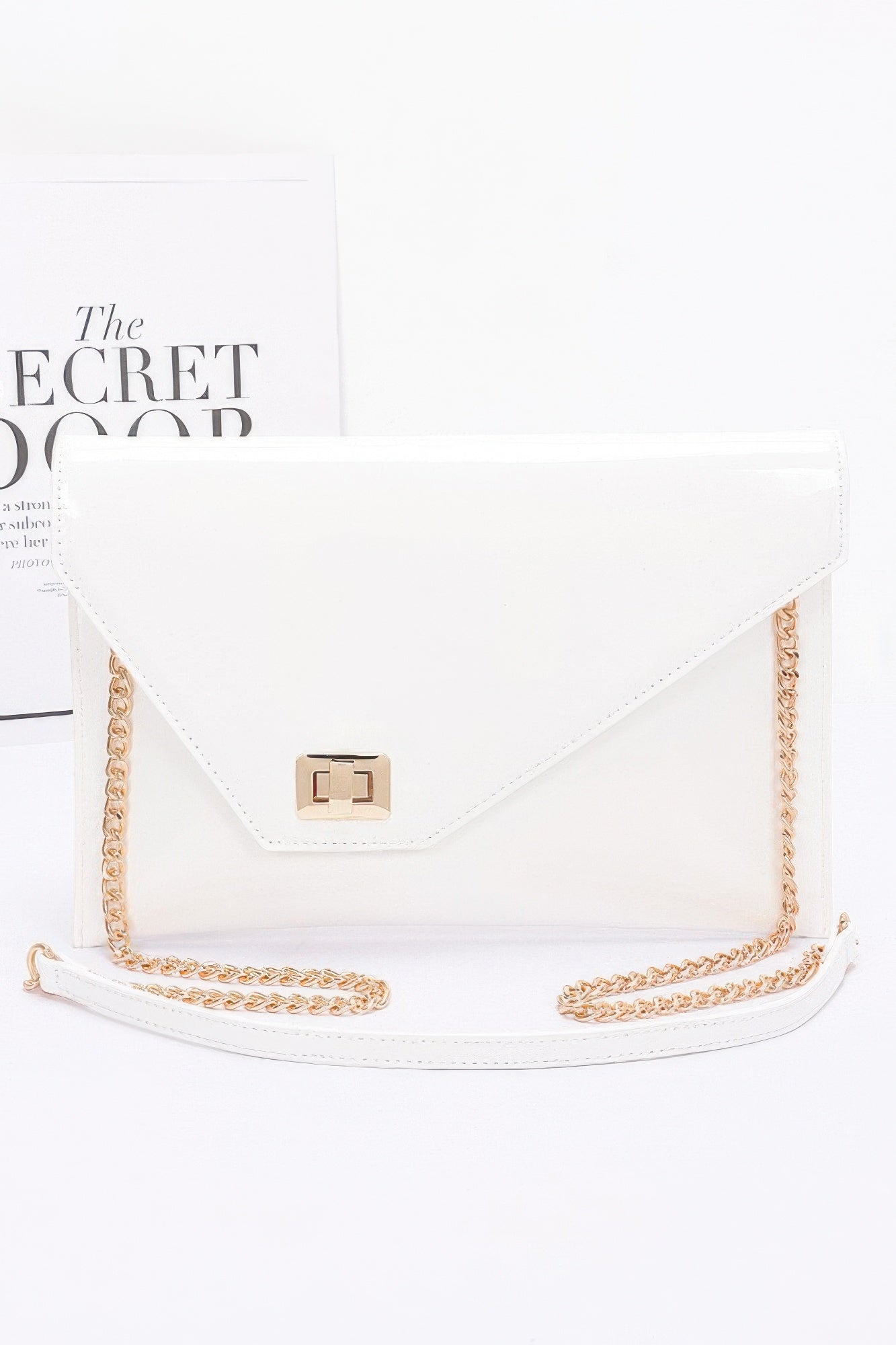 Enamel Envelope Clutch - Tigbul's Variety Fashion Shop