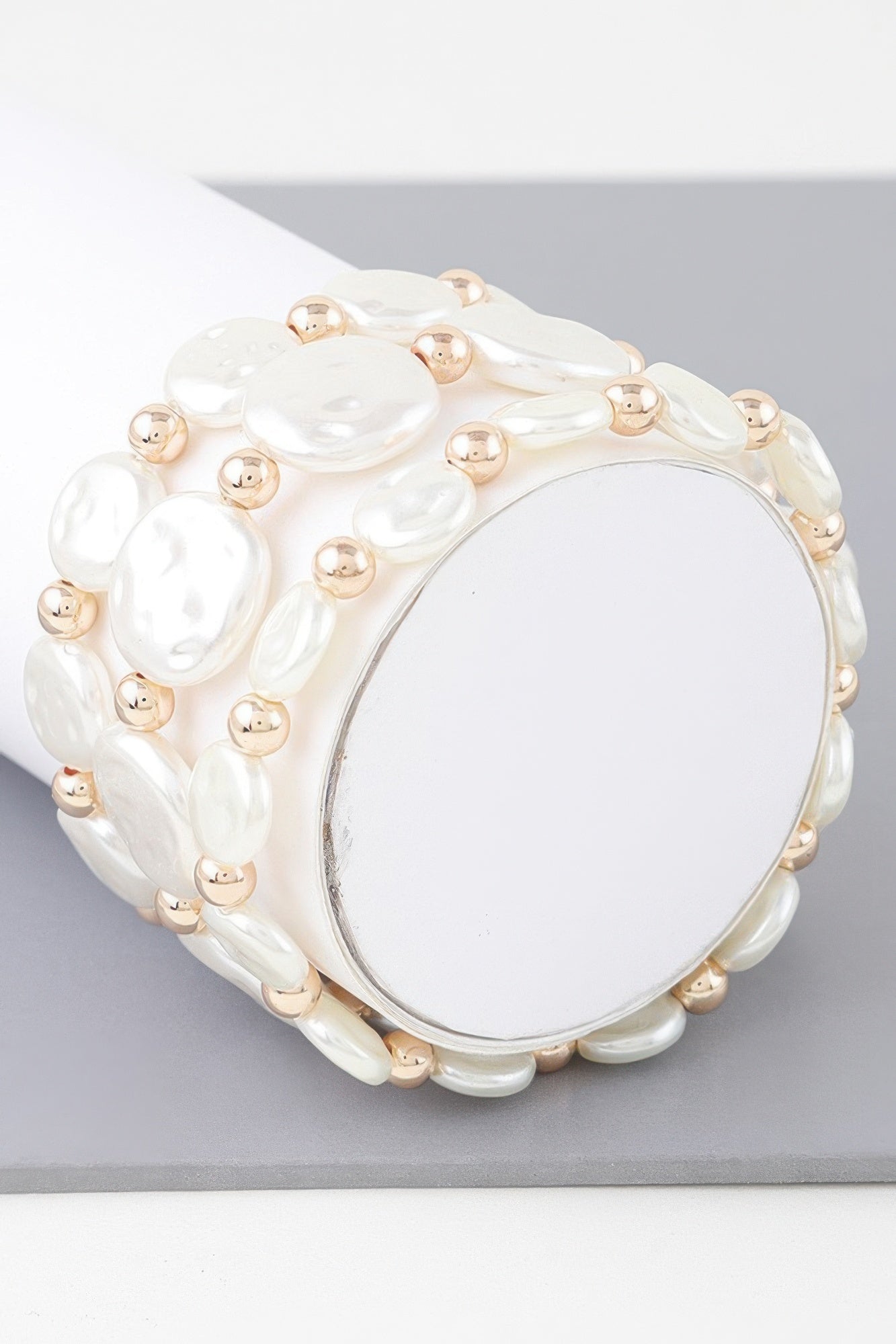 Triple Pearl Stone Beaded Bracelet - Tigbul's Variety Fashion Shop