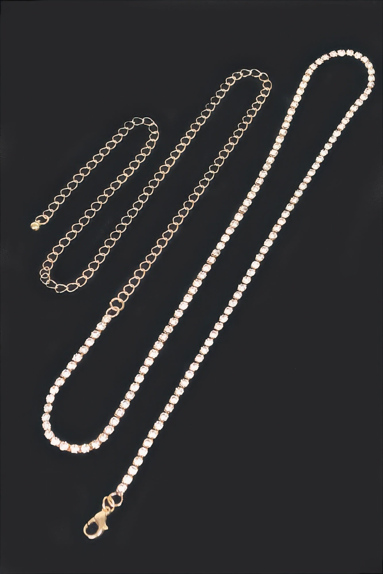 Rhinestone Plus Size Chain Belt - Tigbul's Variety Fashion Shop