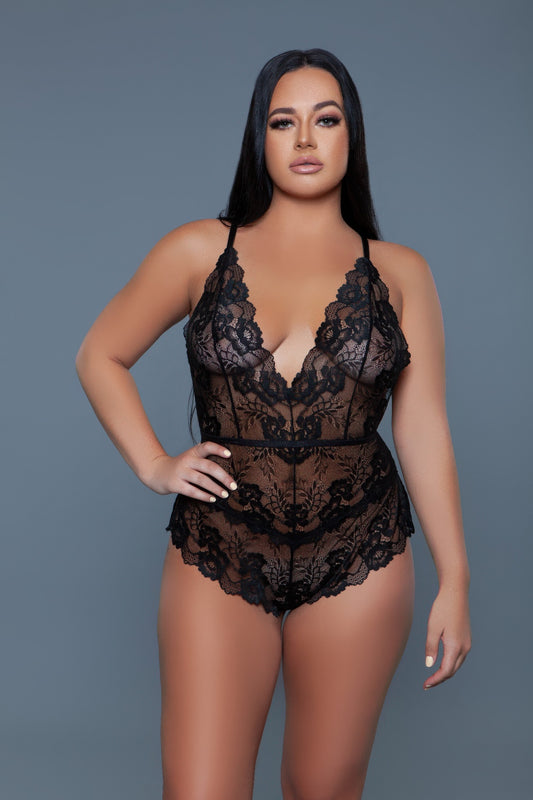 Jolene Black Lingerie Bodysuit - Tigbul's Variety Fashion Shop