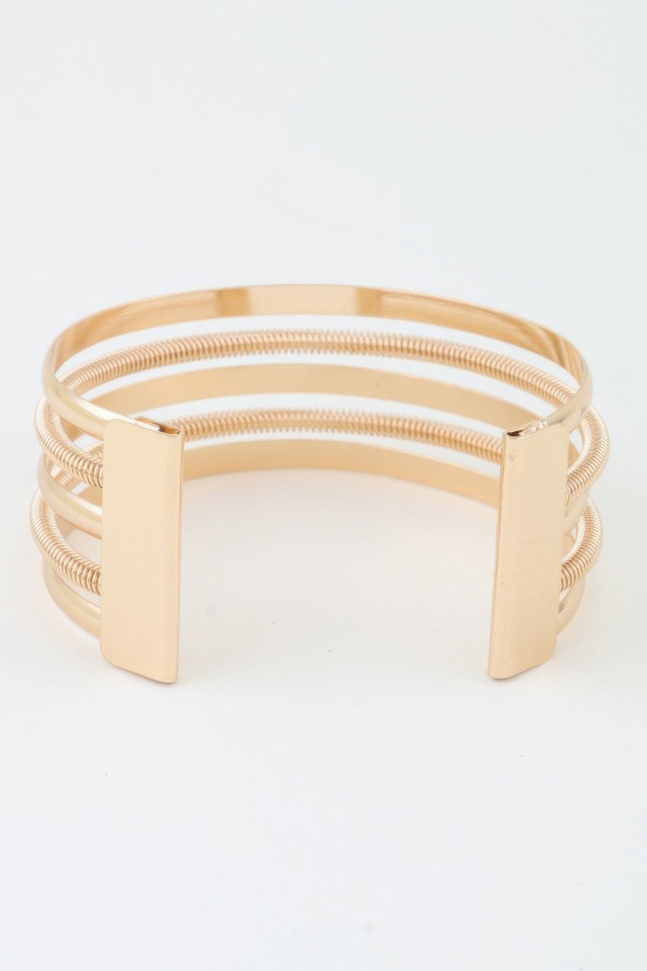 Multi Twisted Open Cuff Bracelet - Tigbul's Variety Fashion Shop