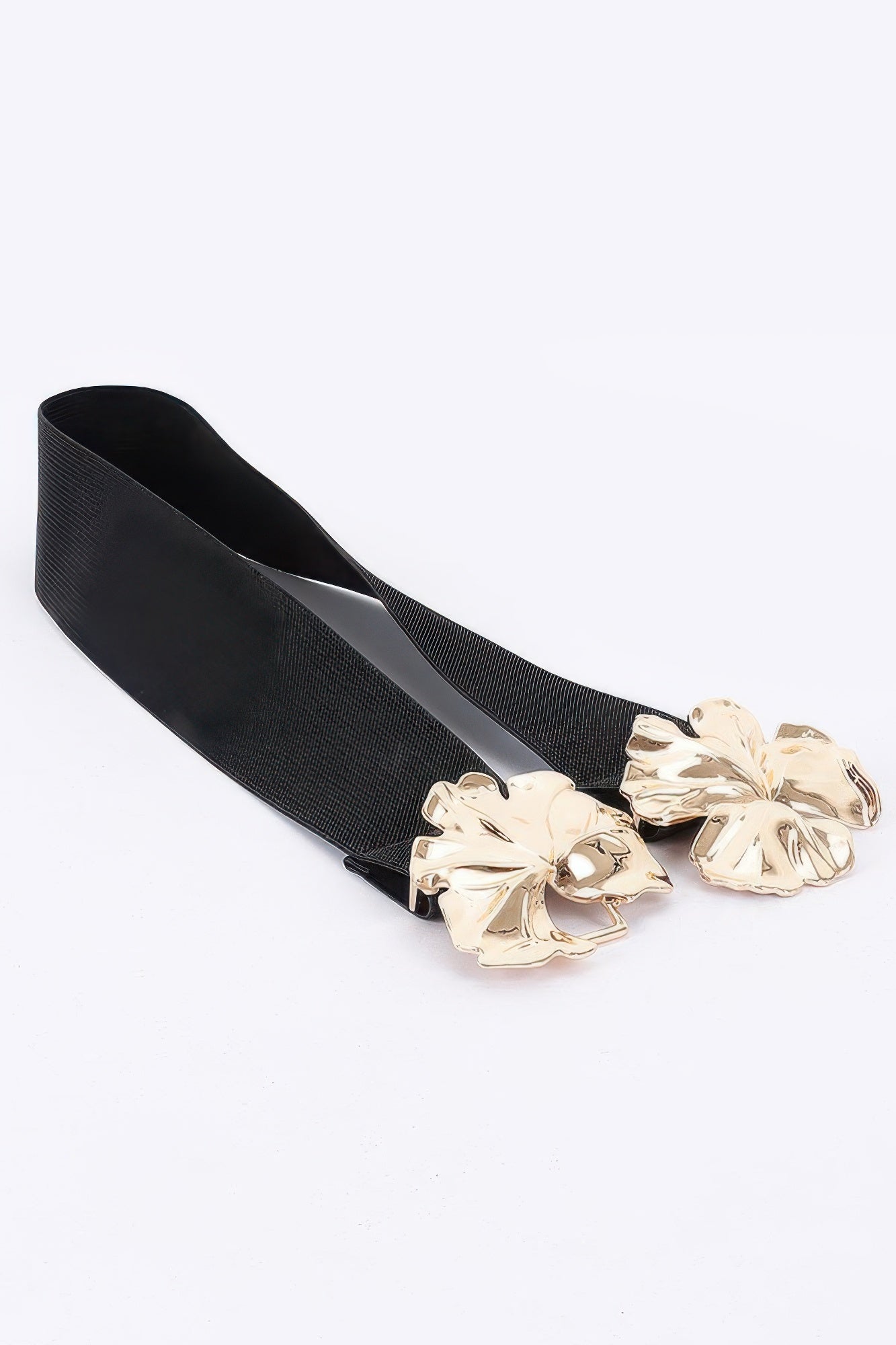 Metal Flower Elastic Belt - Tigbul's Variety Fashion Shop