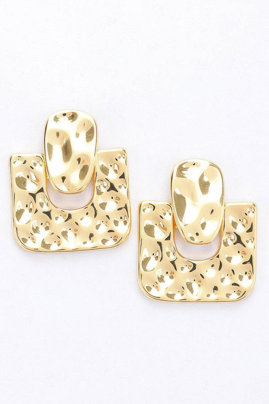 Metal Gold Dip Earring - Tigbul's Variety Fashion Shop