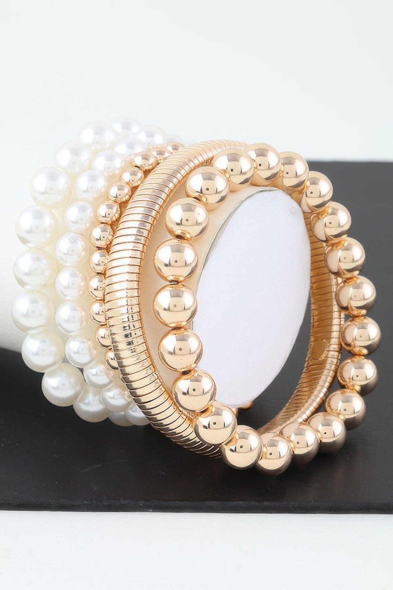 Multi Pearl Beaded Bracelet - Tigbul's Variety Fashion Shop