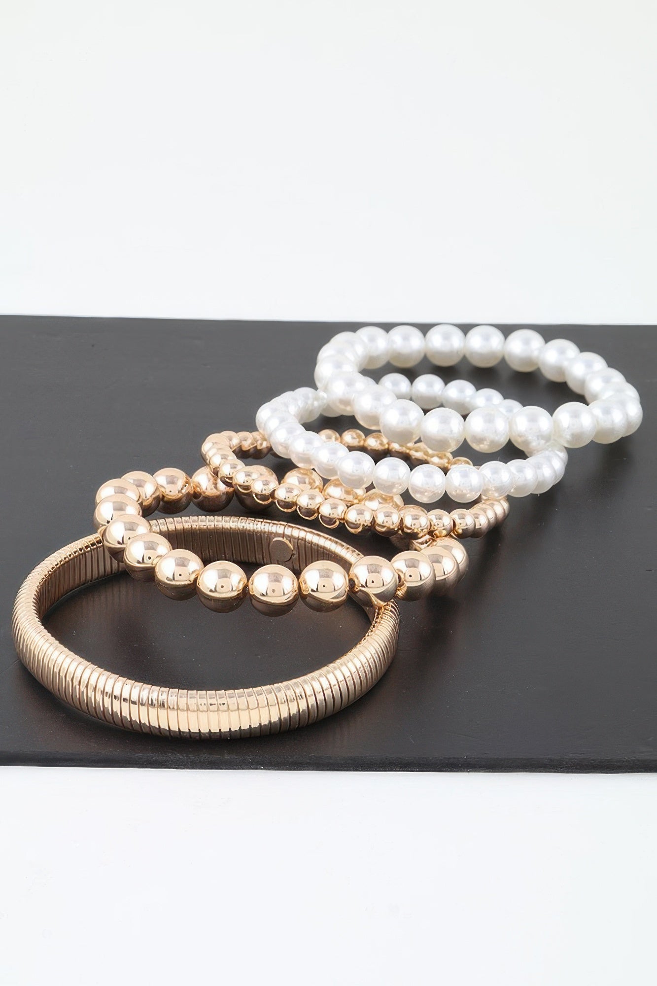 Multi Pearl Beaded Bracelet - Tigbul's Variety Fashion Shop