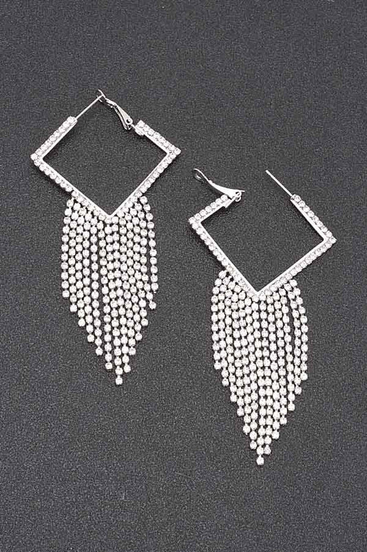Rhinestone Earrings - Tigbul's Variety Fashion Shop