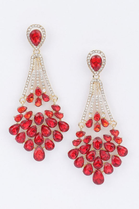 Rhinestone Earrings - Tigbul's Variety Fashion Shop