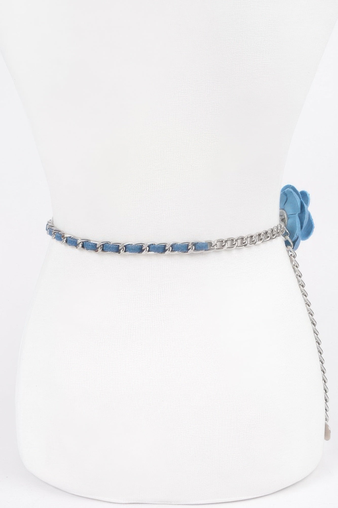 Flower Metal Double Layered Chain Belt - Tigbul's Variety Fashion Shop
