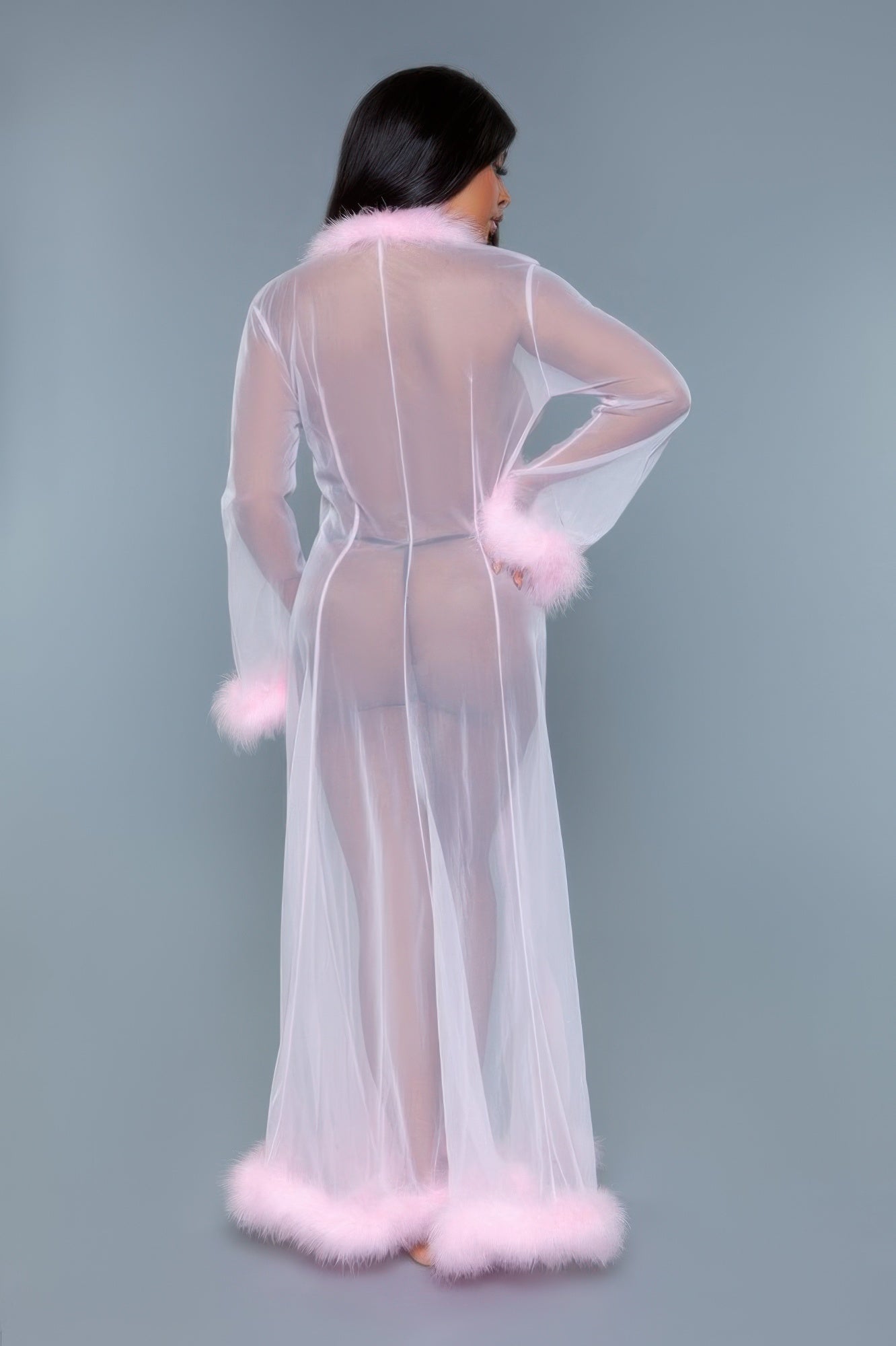 Marabou Robe - Tigbul's Variety Fashion Shop