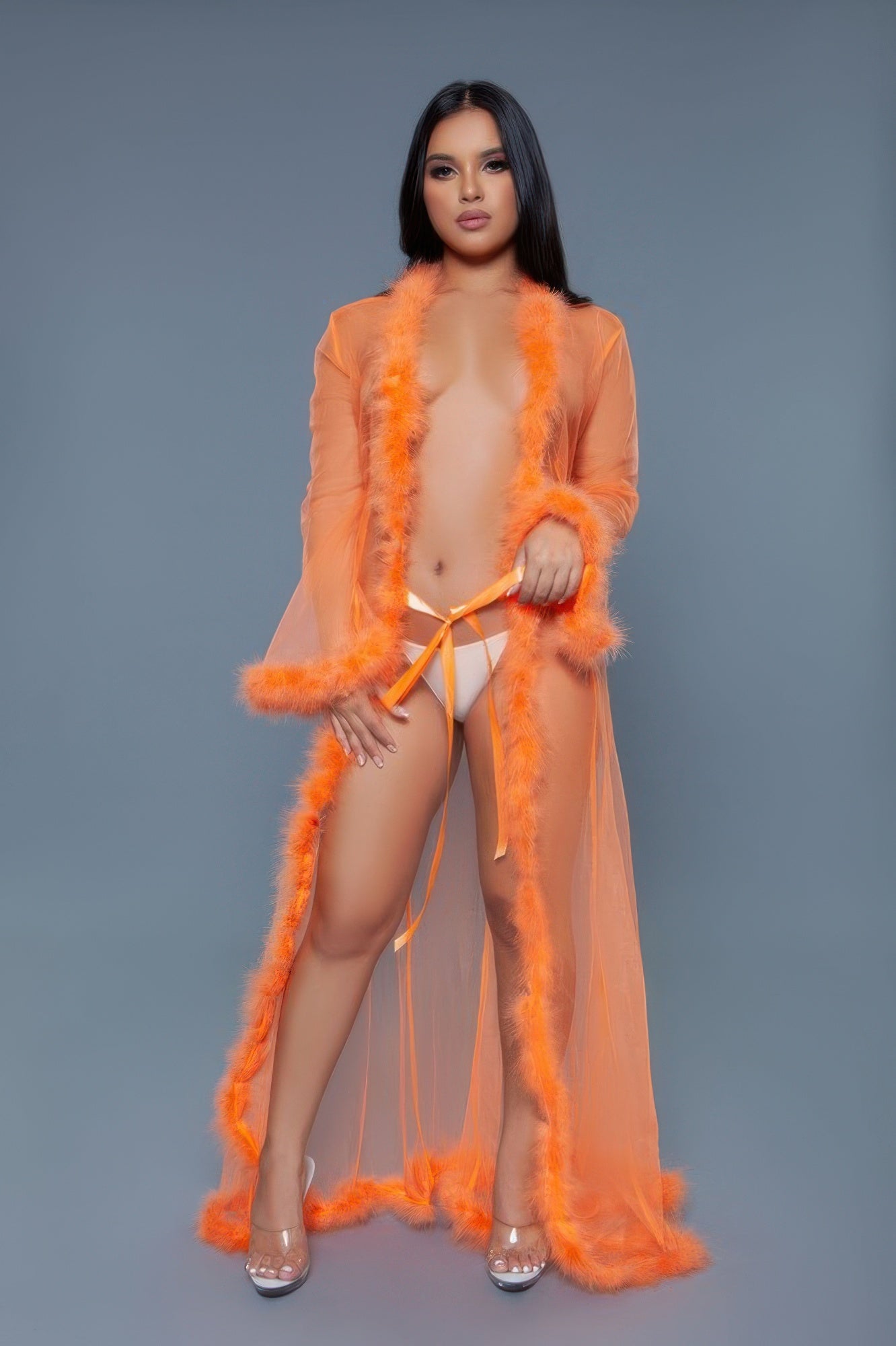 Marabou Robe - Tigbul's Variety Fashion Shop