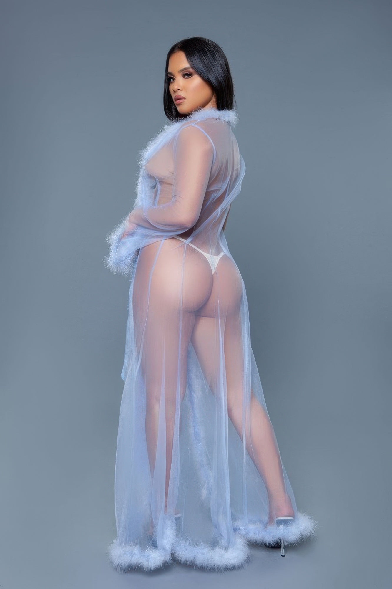 Marabou Robe - Tigbul's Variety Fashion Shop