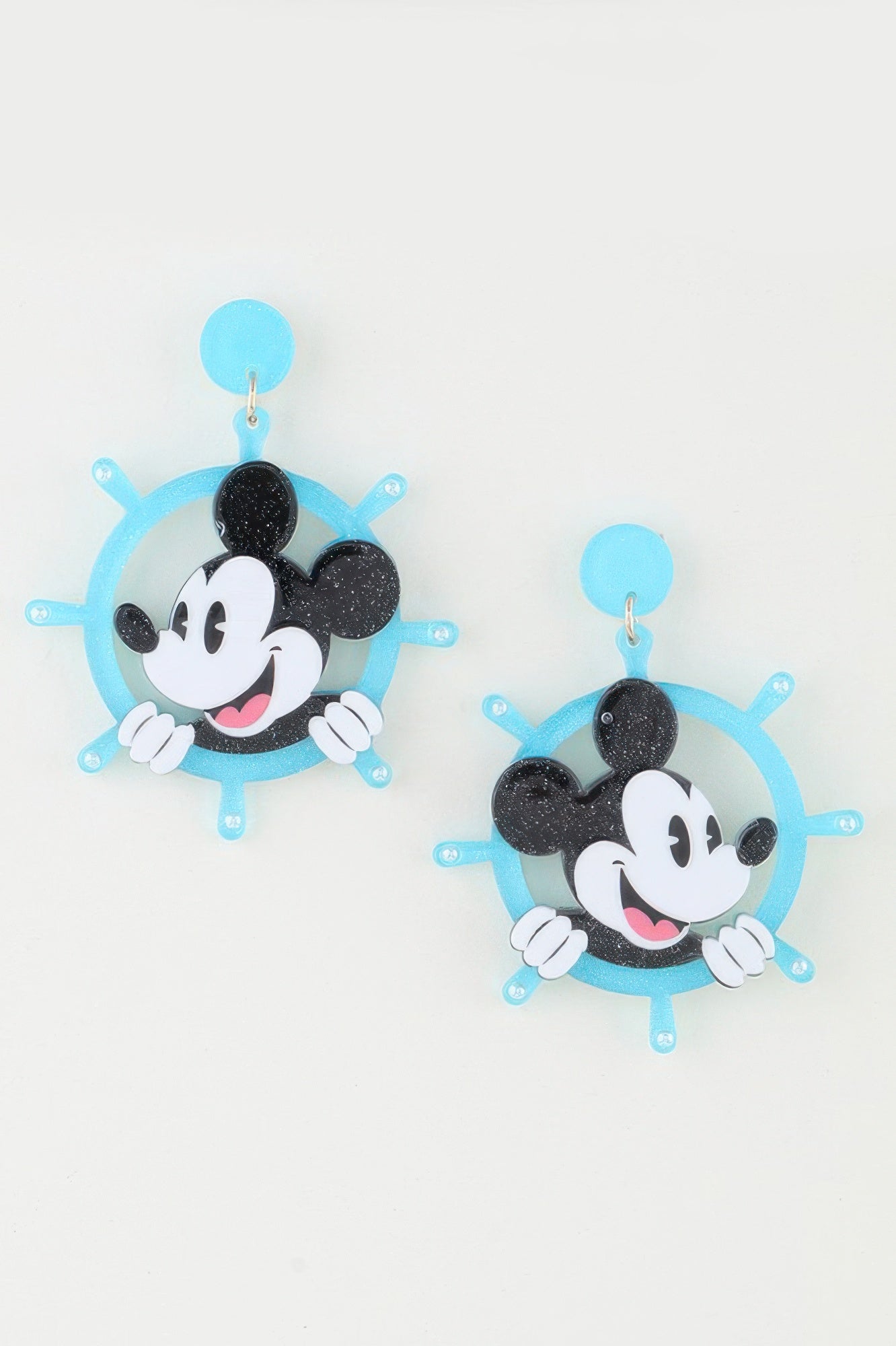 Classic Anchor Mickey Mouse Earrings - Tigbul's Variety Fashion Shop
