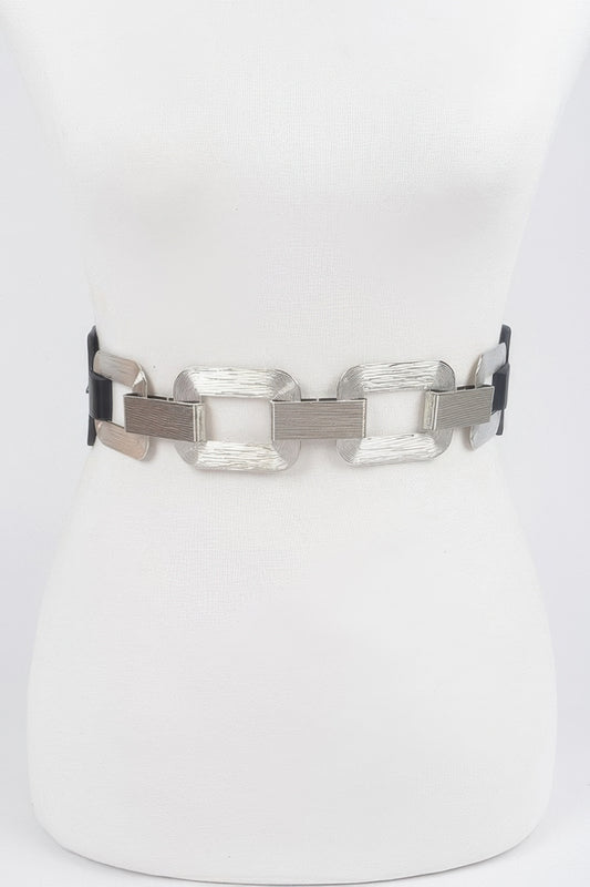 Faux Leather Multi Metal Buckle Plus Size Belt - Tigbul's Variety Fashion Shop