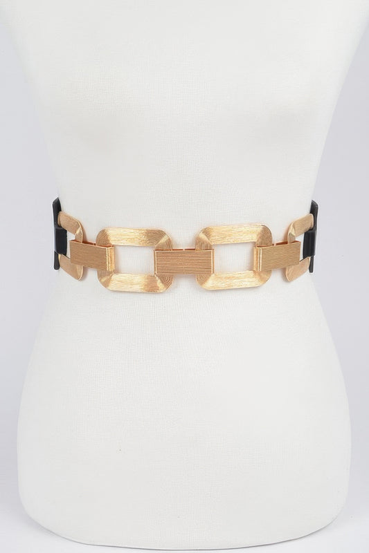 Faux Leather Multi Metal Buckle Plus Size Belt - Tigbul's Variety Fashion Shop