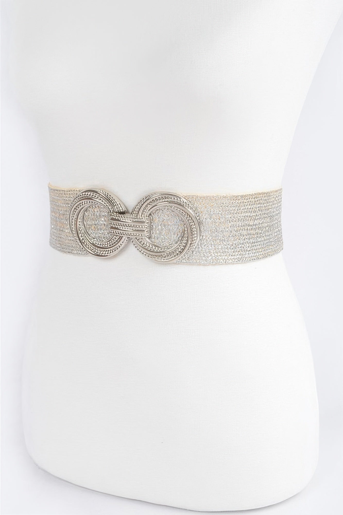 Double Metal Buckle Elastic Belt - Tigbul's Variety Fashion Shop
