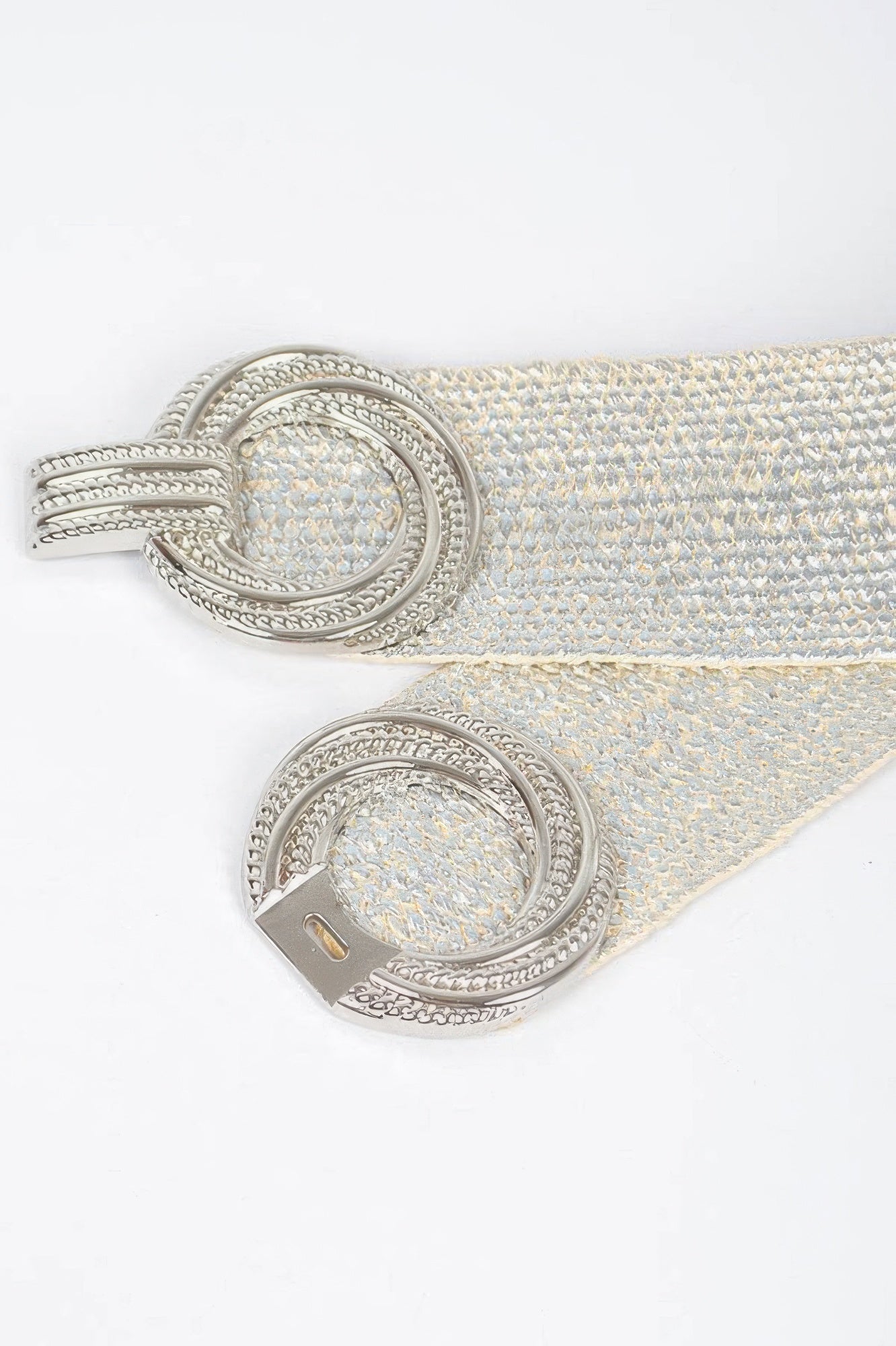 Double Metal Buckle Elastic Belt - Tigbul's Variety Fashion Shop