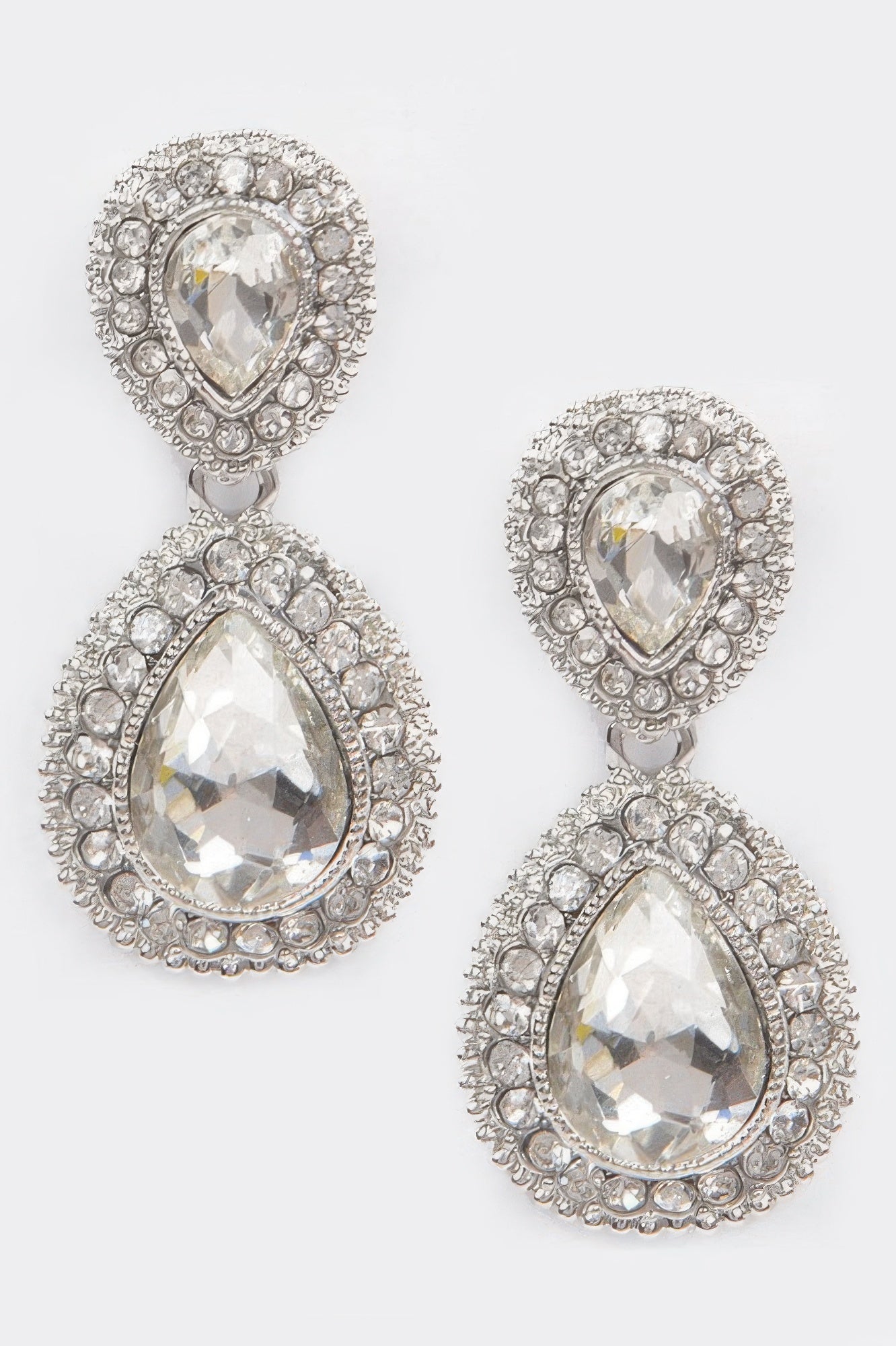 Rhinestone Dangle Earring - Tigbul's Variety Fashion Shop