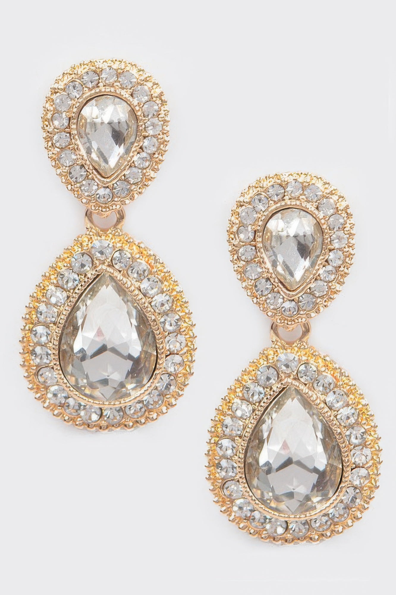 Rhinestone Dangle Earring - Tigbul's Variety Fashion Shop