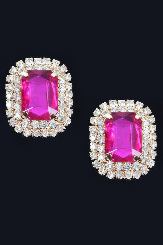 Rhinestone Stud Earring - Tigbul's Variety Fashion Shop