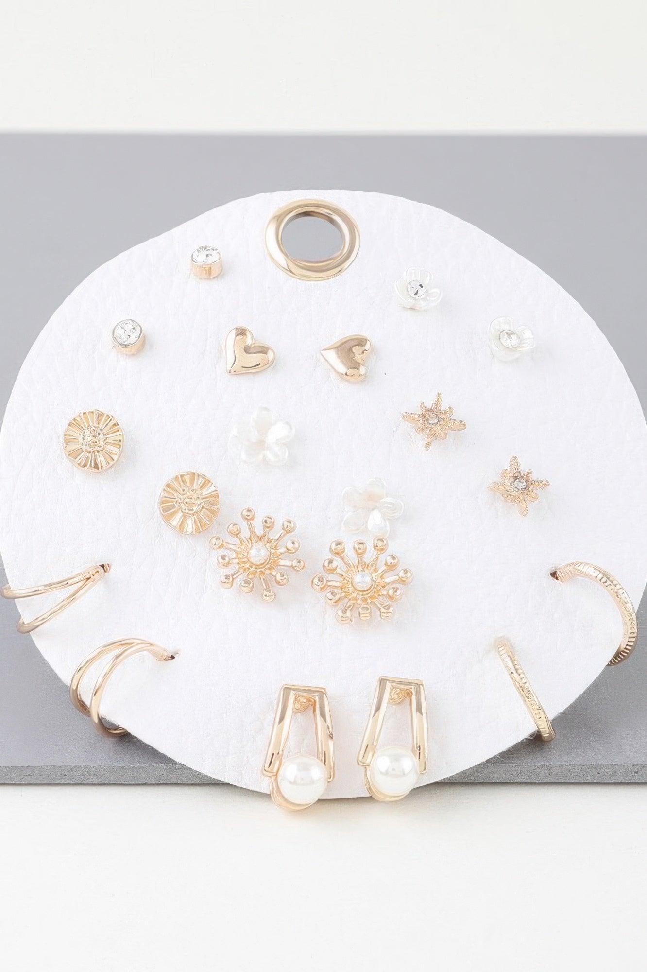 Multi Charms Stud Earrings Set - Tigbul's Variety Fashion Shop