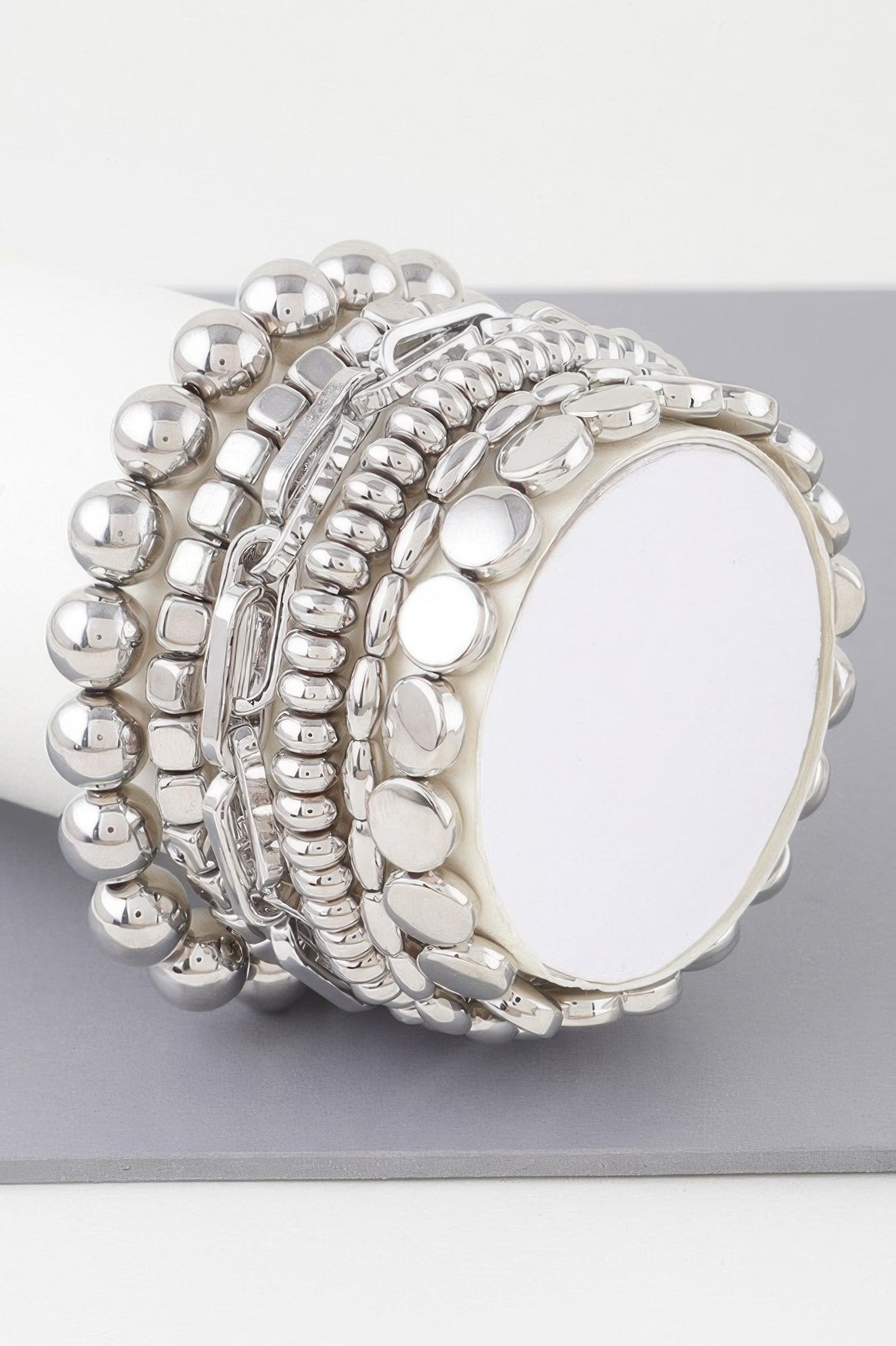 Multi Bead N Chain Bracelet - Tigbul's Variety Fashion Shop