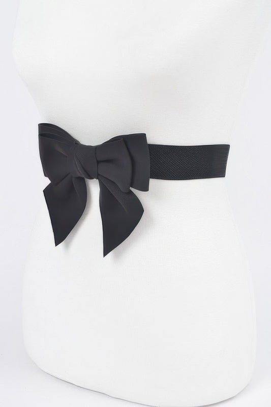 Ribbon Buckle Stretch Belt - Tigbul's Variety Fashion Shop