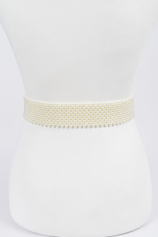 Pearl Beads Belt - Tigbul's Variety Fashion Shop