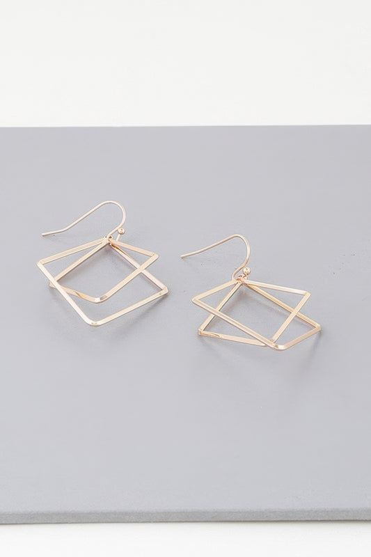 Geometric Elegance Earrings - Tigbul's Variety Fashion Shop