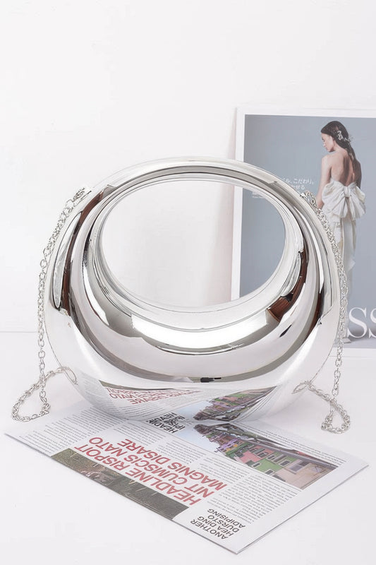 Metallic Acrylic Clutch - Tigbul's Variety Fashion Shop