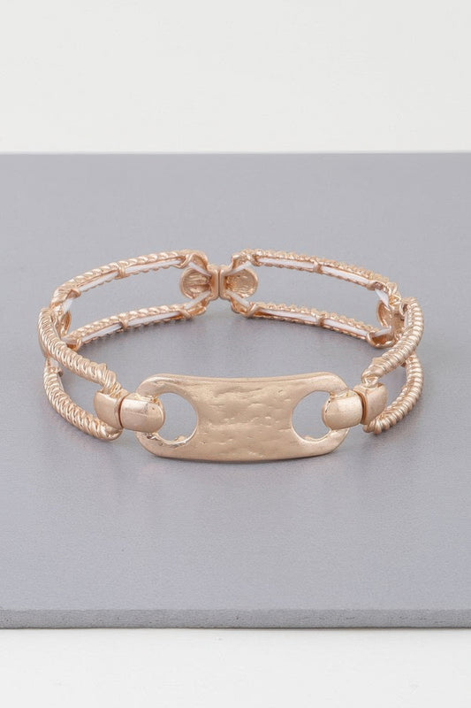 Twisted Plate Cuff Bracelet - Tigbul's Variety Fashion Shop