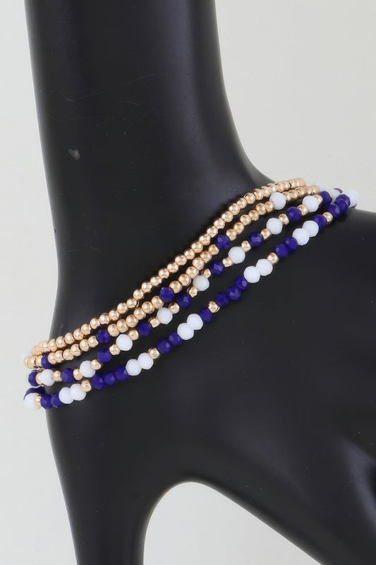 Alternating Stone Beaded Bracelet - Tigbul's Variety Fashion Shop