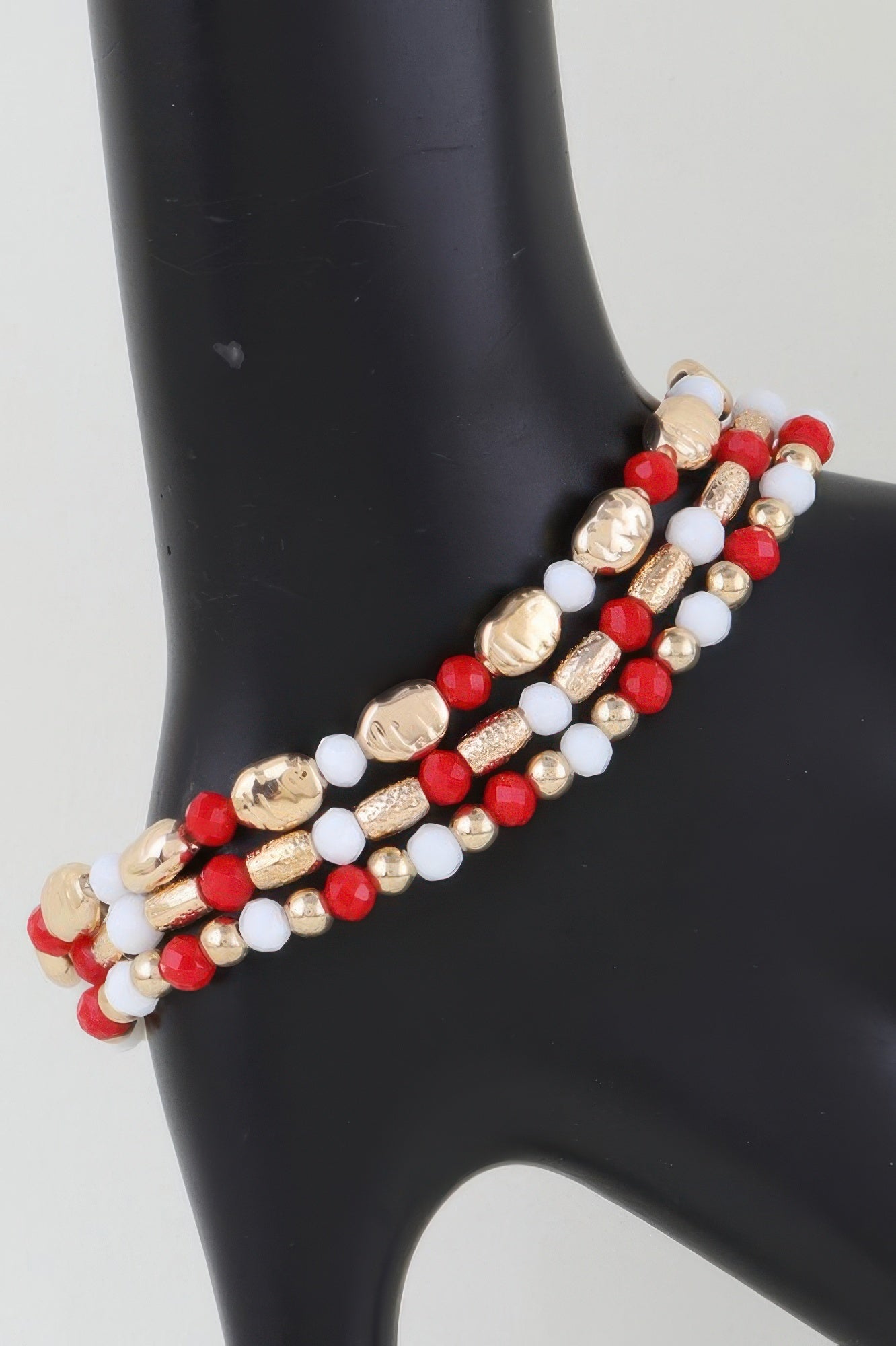 Multi Tone Stone Beaded Bracelet - Tigbul's Variety Fashion Shop