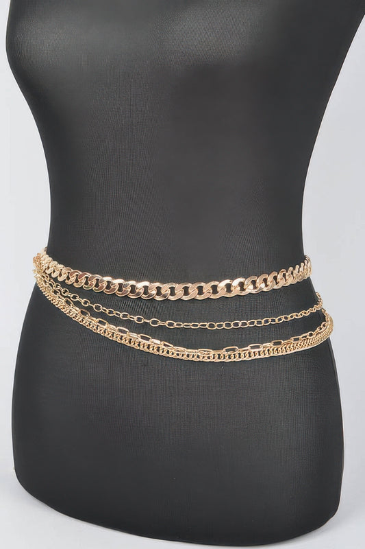 Iconic Layer Chain Belt - Tigbul's Variety Fashion Shop
