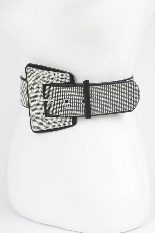 Rhinestone Hot Fix Belt - Tigbul's Variety Fashion Shop