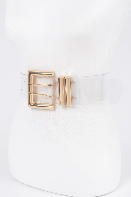 Metal Buckle Plus Size Elastic Belt - Tigbul's Variety Fashion Shop