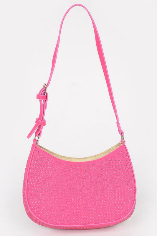 Elegant Hot Fix Shoulder Bag - Women's Accessory - Tigbul's Variety Fashion Shop