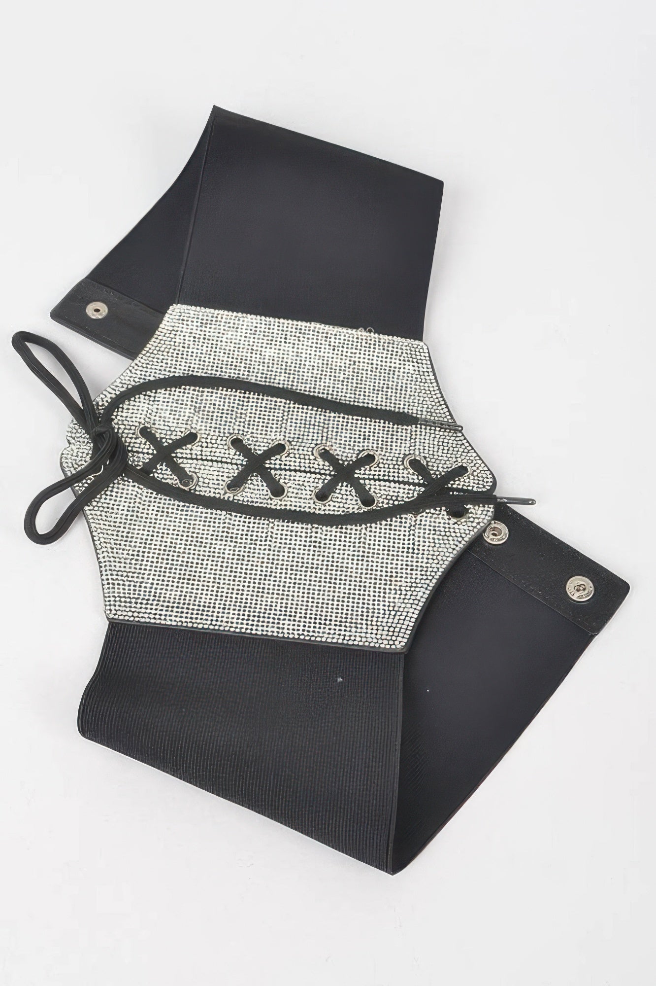 Rhinestone Corset Elastic Belt - Tigbul's Variety Fashion Shop