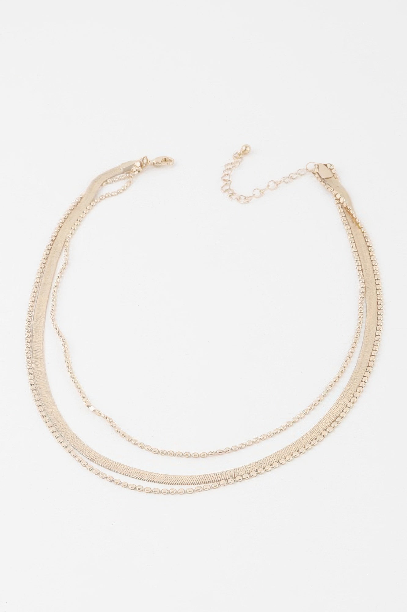 Triple Snake Chain Necklace - Tigbul's Variety Fashion Shop