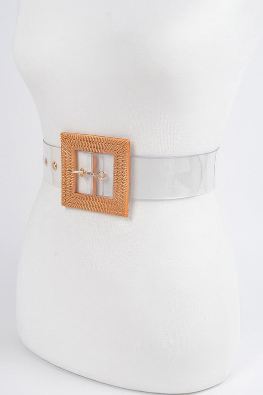 Faux Bamboo Buckle Belt - Tigbul's Variety Fashion Shop