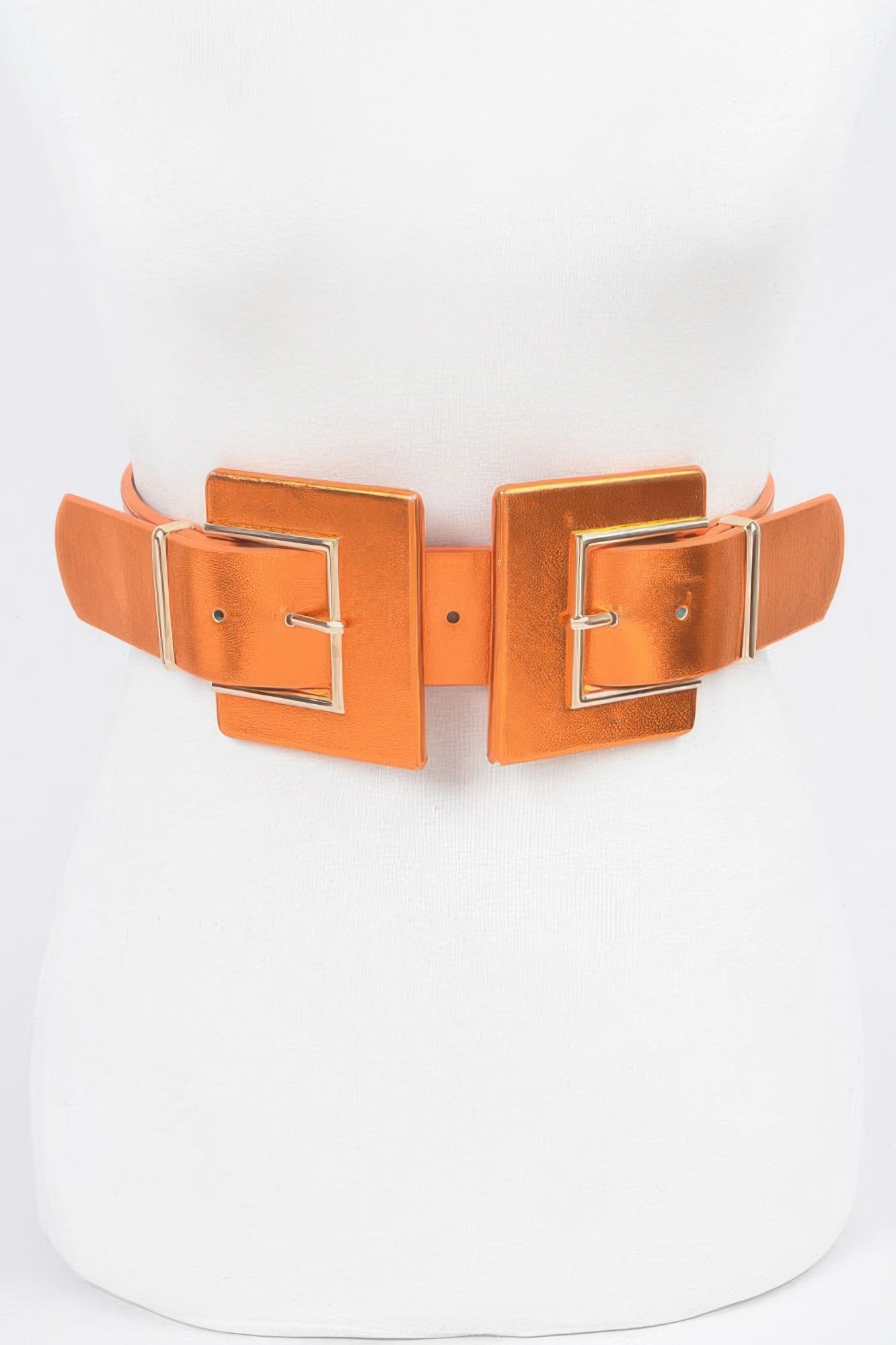 Two Buckle Elastic Belt - Tigbul's Variety Fashion Shop
