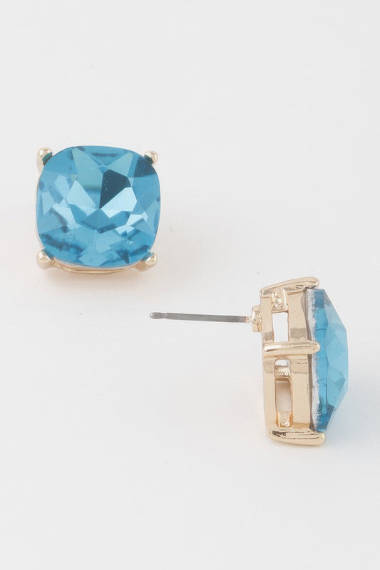 Cubic Crystal Stud Earrings - Tigbul's Variety Fashion Shop