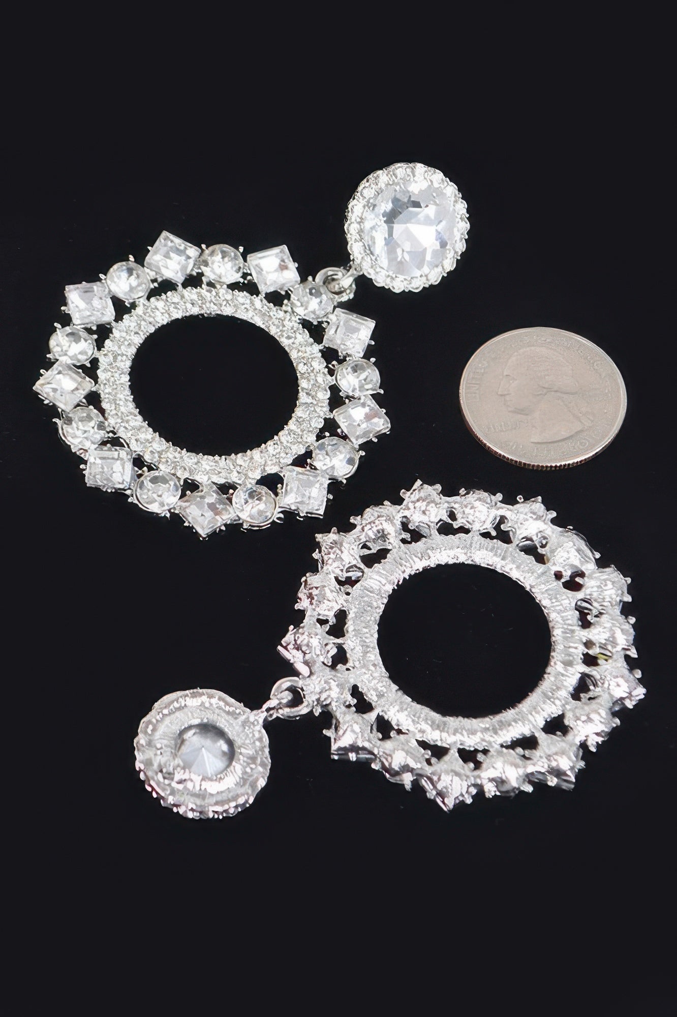 Rhinestone Earring - Tigbul's Variety Fashion Shop