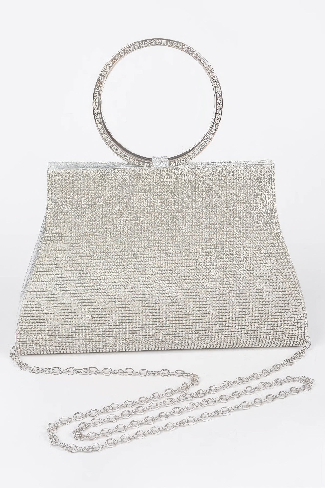 Rhinestone Top Handle Bag - Tigbul's Variety Fashion Shop