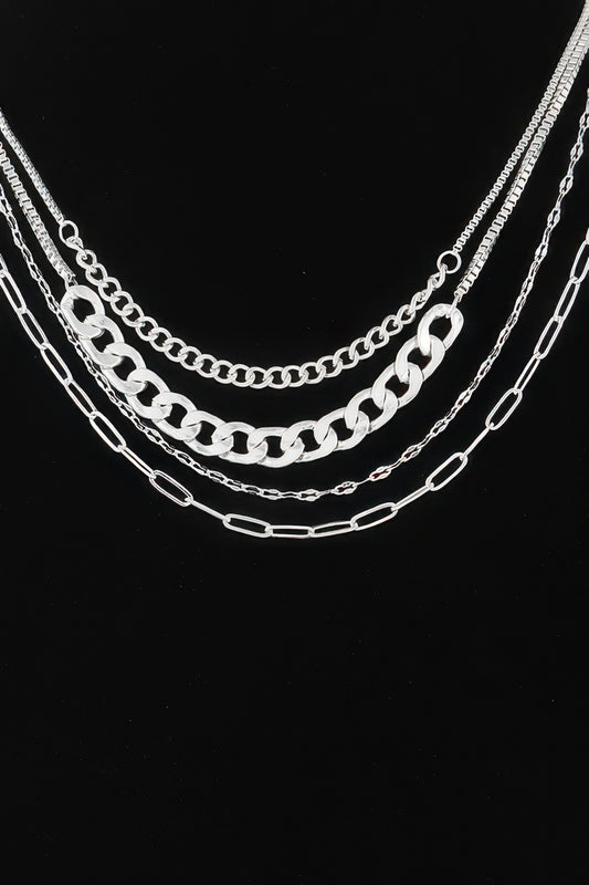 Multi Curb Mariner Chain Necklace - Tigbul's Variety Fashion Shop